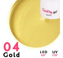 Gel Painting Gold
