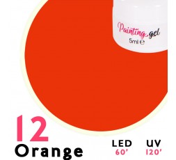 Gel Painting Orange