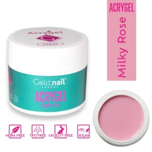 acrygel milky rose